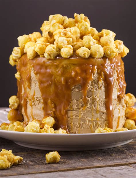 Caramel Popcorn Cake Recipe Cake Boss Recipes Popcorn Cake Cake Story