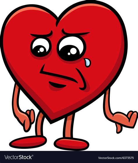 Best drawing of sad cartoon boy alone pictures. Sad heart cartoon character Royalty Free Vector Image