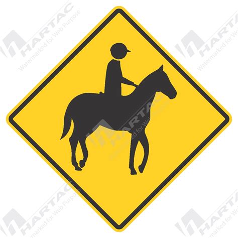 Warning Signs Horse Riders Aluminium Reflective Class 1 Company