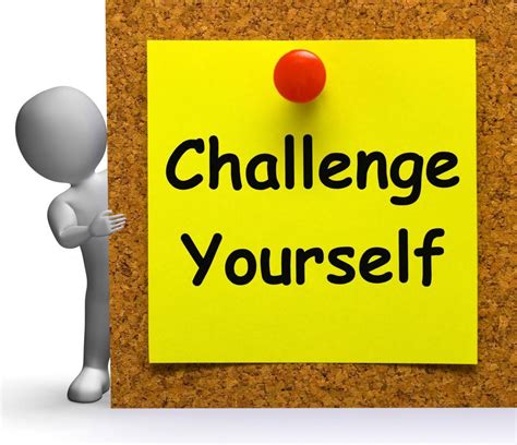 Free Stock Photo Of Challenge Yourself Note Means Be Determined Or