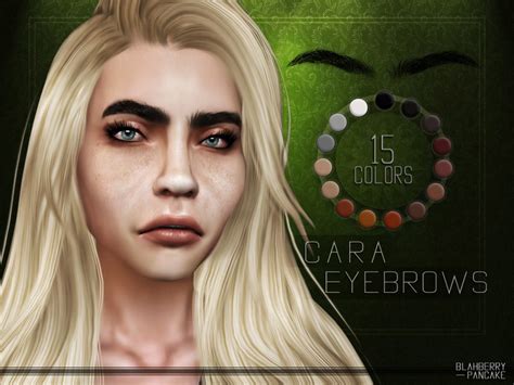 Blahberrypancake Cara Eyebrows The Sims 4 Catalog