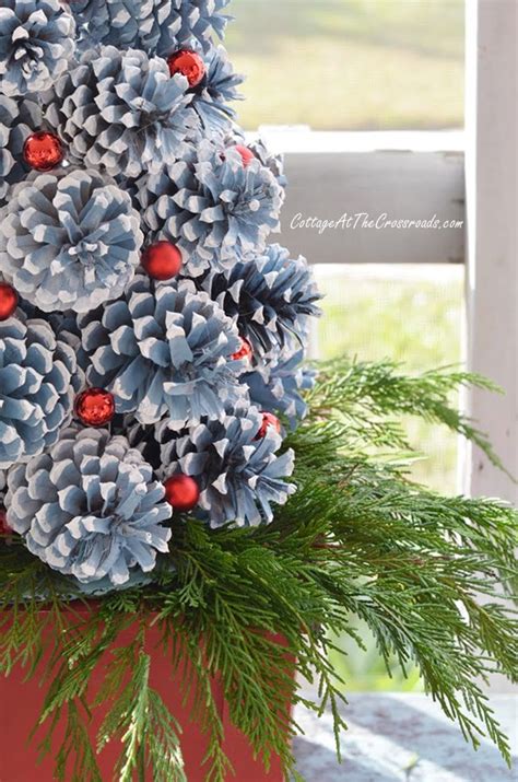 How To Make Pine Cone Christmas Trees Cottage At The Crossroads