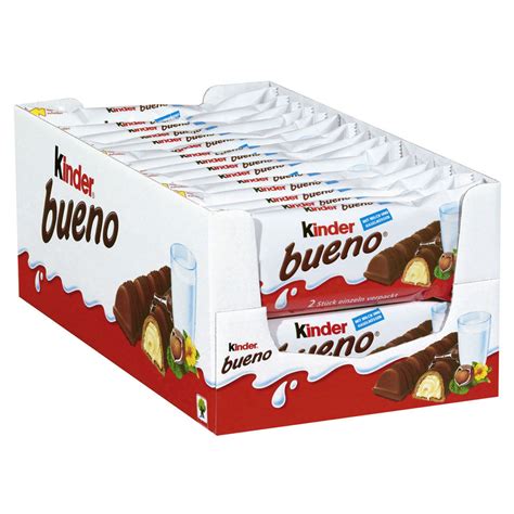 Check spelling or type a new query. Ferrero Kinder Bueno Chocolate Bars 30 x 43g in Box New ...
