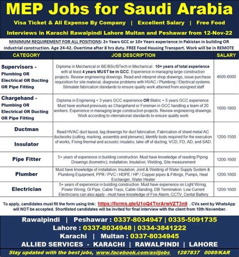Mep Jobs In Saudi Arabia 2022 Recruitment