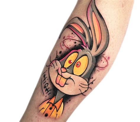 Photo Bugs Bunny Tattoo By Yeray Perez Photo 30296 Bunny Tattoos