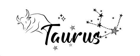 Astrological Pattern Taurus Wall Art Decal - 8" x 20" DIY Stick And