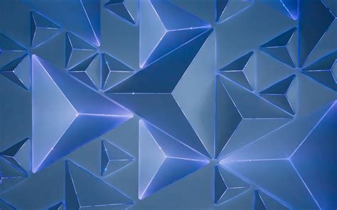 Blue Geometry 4k Wallpapers Hd Wallpapers Id 23780