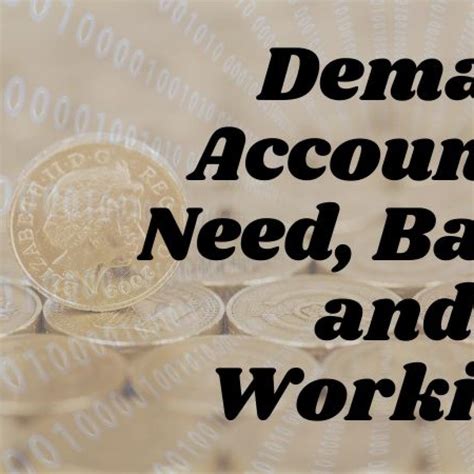 Easily transfer funds from bank to trading account. Demat Accounts: Need, Basics and Working | Accounting ...
