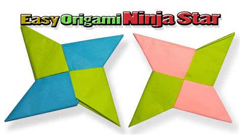 An Easy Origami Ninja Star How To Make Origami Ninja Star Paper Folding