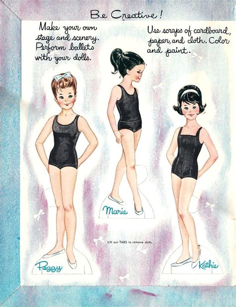 Bonecas De Papel Bailarinas Paper Dolls Vintage Paper Dolls Barbie