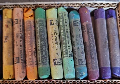 Vintage Grumbacher 40 Soft Pastels Box Set No 3 40 Assortment 1953