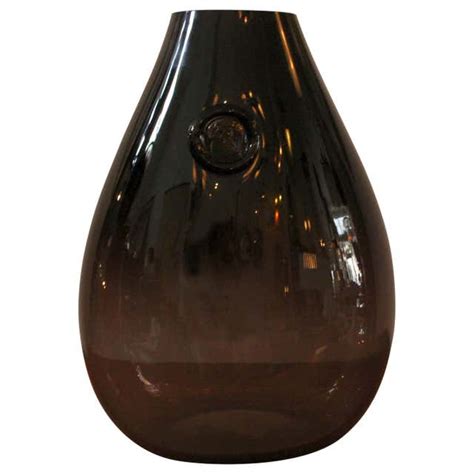 Murano Hand Blown Glass Vase At 1stdibs