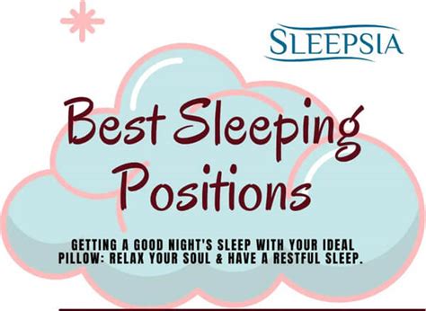 Best Sleeping Positions For Everyone Infographic Plaza
