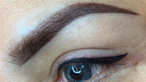 Ombre Powdered Brows The Permanent Make Up Process