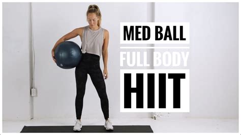 Medicine Ball Hiit Workout Full Body Hiit Youtube