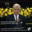 Weizsäcker-Rede zum Kriegsende vom am 8. Mai 1985 | Heute vor 73 Jahren ...