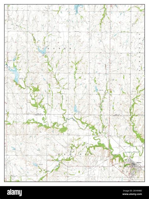 Madison Kansas Map 1973 124000 United States Of America By