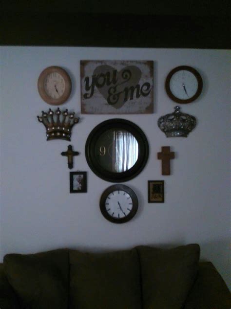 My Clock Wall Clock Wall Completed Gallery Wall Frame Crafts Home