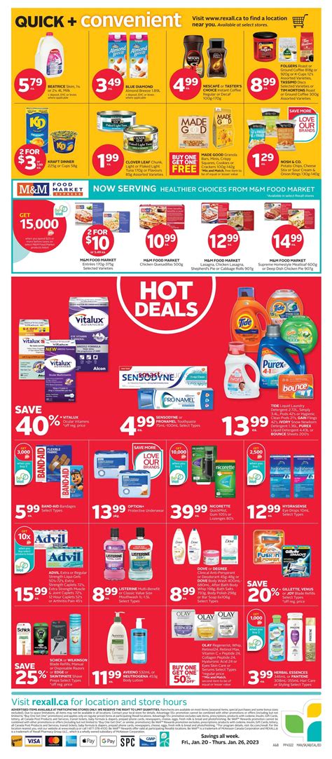 Rexall Ab Sk And Mb Flyer January 20 To 26