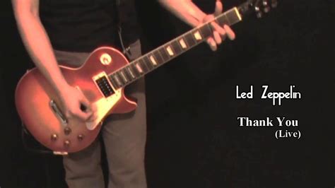 Led Zeppelin Thank You Live Guitar Solo Youtube