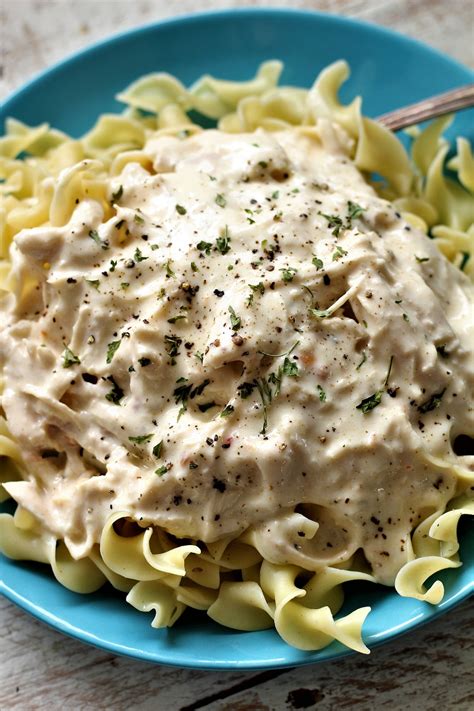 Cream Cheese Crock Pot Chicken - My Recipe Treasures