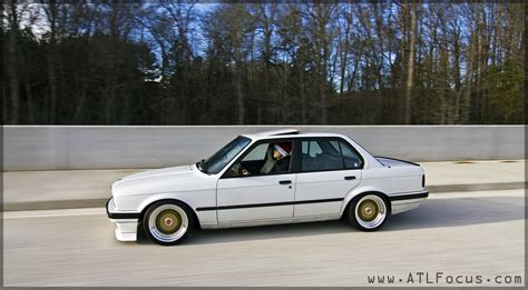 1990 325i Sedan E30 Alpine White Weiss Rolling Stanced Gol Flickr