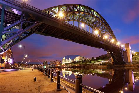 Bridges Over The River Tyne In By Sara Winter