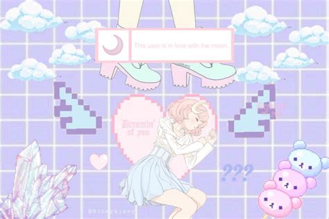 Freetoedit Pastel Wallpaper Anime Background Desktopwal Cute Desktop Wallpaper Kawaii