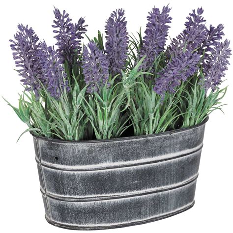 Lavender In Metal Pot Gs 66605