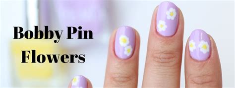 Nail Art Bobby Pin Flowers Tgb Blog