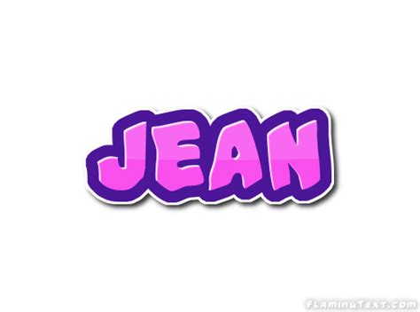 Jean Logo Free Name Design Tool From Flaming Text