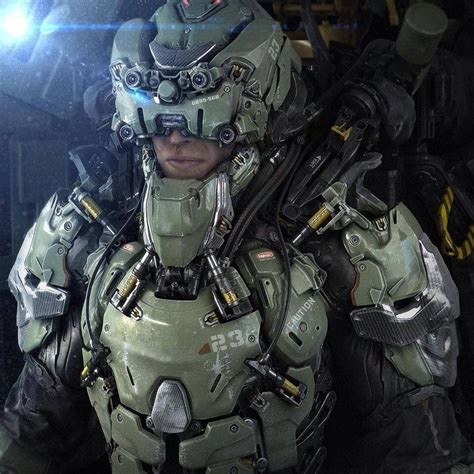 Future Soldier Power Armor Sci Fi Concept Art Gear Art Sci Fi Art