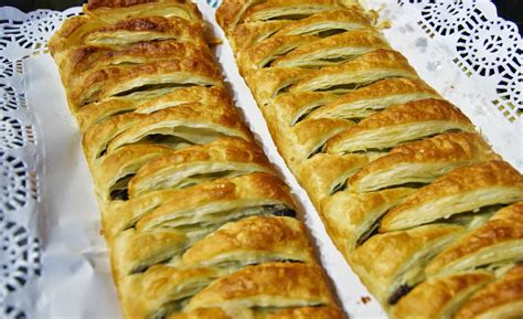 Retales de ingenio: Recetas y Dietética: Trenza de hojaldre rellena de