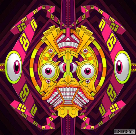 Dmt Inspired Artwork By Incedigris