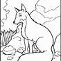 Fox Printable Coloring Pages