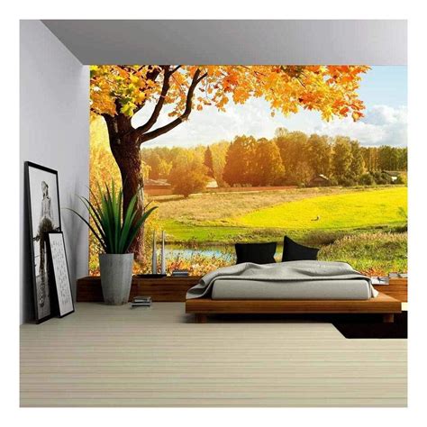 Wall26 Autumn Landscape Removable Wall Mural Self Adhesive Large