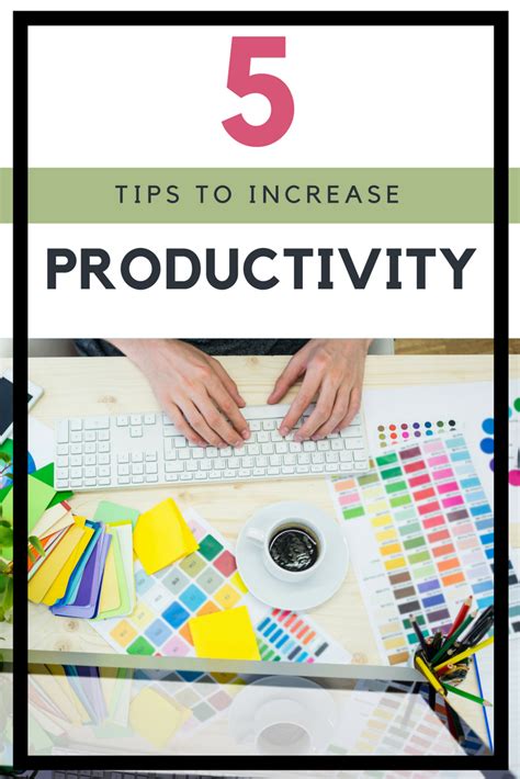 5 Tips To Increase Productivity Rosewood And Grace