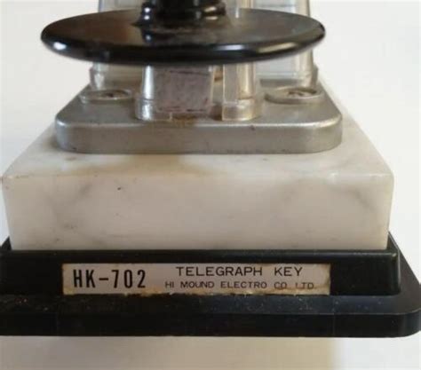 Hi Mound Hk 702 Hk 702 Morse Code Telegraph Key With Transparent Cover