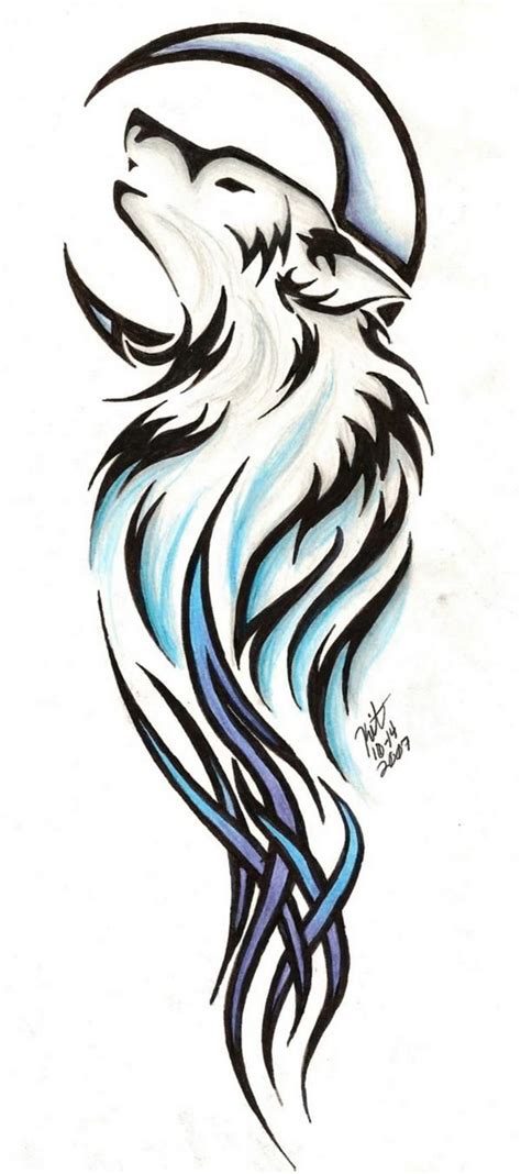 Wolf Tattoos With Flames Around Them Clipart Best
