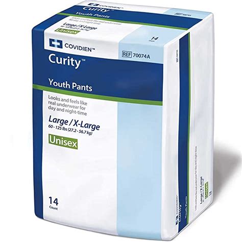 Curity Youth Pants Youth Pull On Diapers Size Large Pk14 Uk