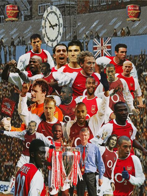 Arsenal Invincibles Poster 30x40cm Etsy Nederland