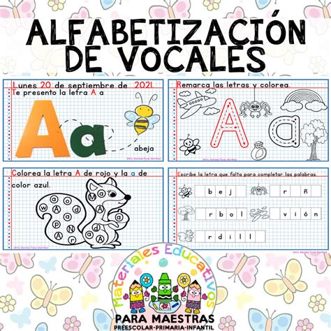 Trabajando Las Vocales Maestra De Inicial En Bd Images And