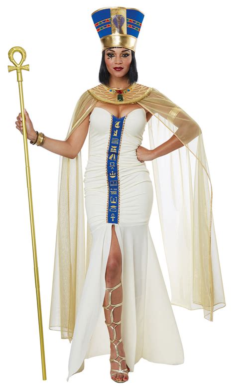 Queen Of Egypt Ruler Cleopatra Dress Drapes Egyptian Costume Attire