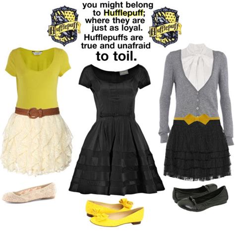 Harry Potter Style Harry Potter Outfits Hufflepuff Outfit Hufflepuff
