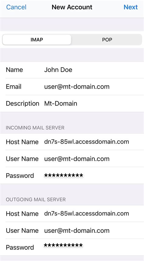 Adding Email To Iphone What Is Host Name Operfbay