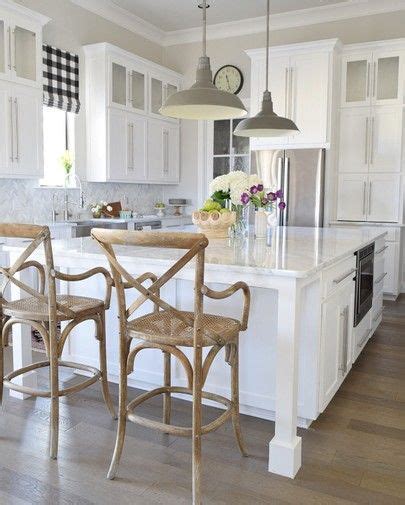 Farmhouse kitchen cabinet ideas that will help transform your kitchen into the place you've been craving for another example of a farmhouse style with a modern twist, this kitchen is both beautiful and simple white cabinets and clean silver hardware work well alongside wooden countertops and. kitchen hardware | For the Home in 2019 | Farmhouse ...