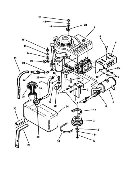 Lawn Mower Schematic Diagram Murray 425009x8a Lawn Tractor 2002