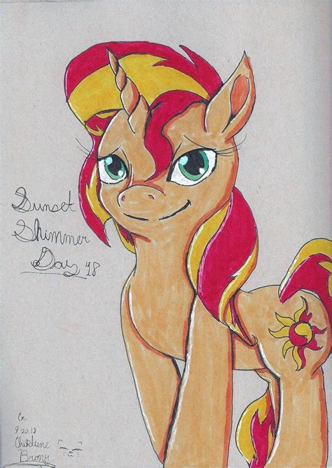 Equestria Daily Mlp Stuff Sunset Shimmer Day Open Art Compilation