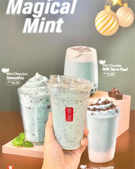 Have A Minty Christmas Gong Cha Releases New Mint Chocolate