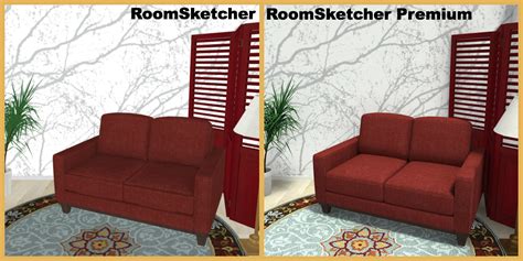 Roomsketcher kostenlos in deutscher version downloaden! 3D floor plans comparing image characteristics between RoomSketcher and RoomSketcher Premium ...